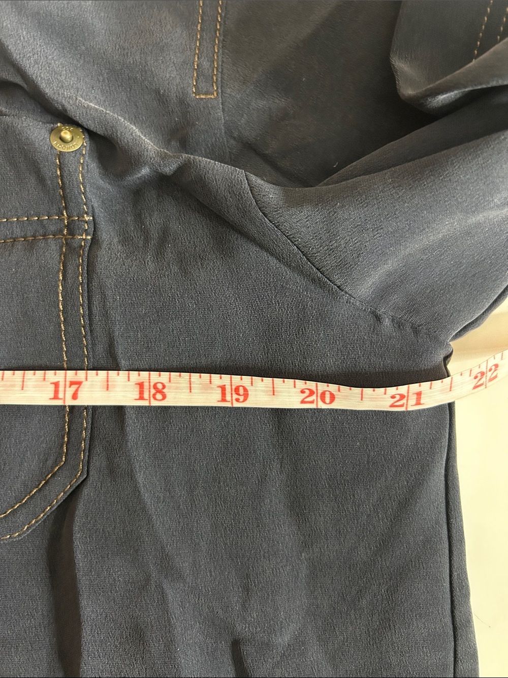 NWT COS (size 4) DENIM-EFFECT SILK SHIRT - Picture 13 of 13